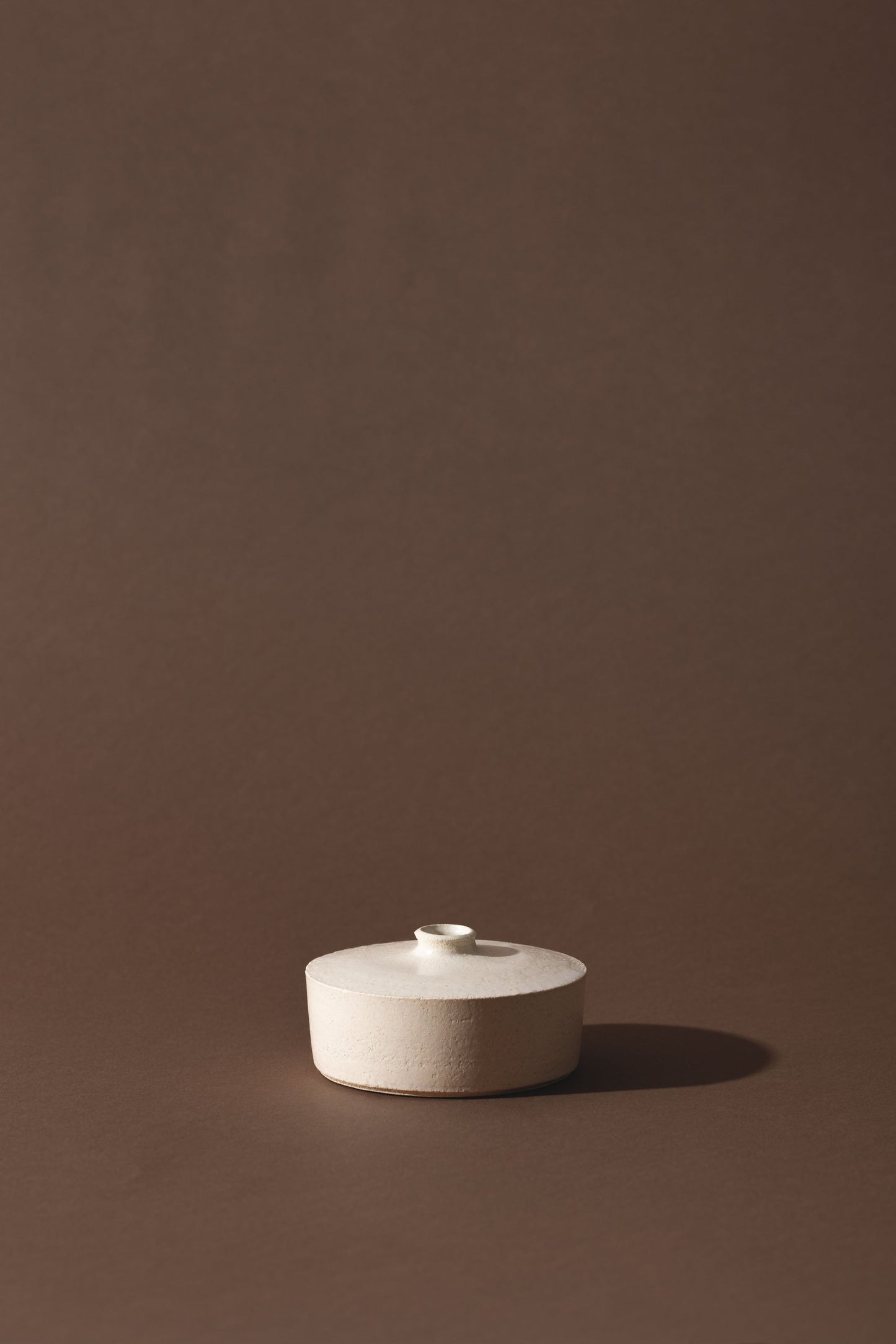 wheel thrown single stem vase