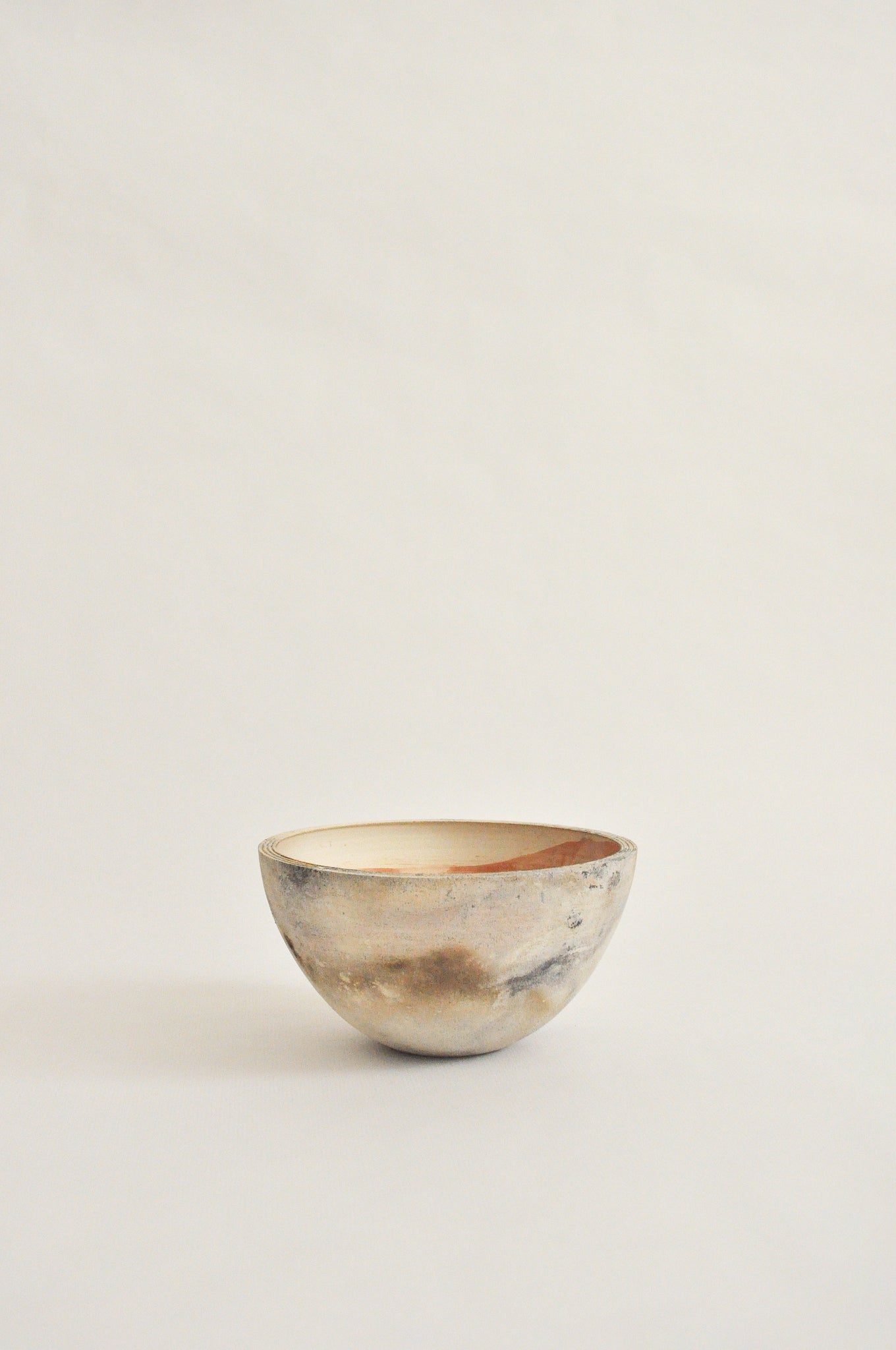 wheel-thrown, pit fired bowl