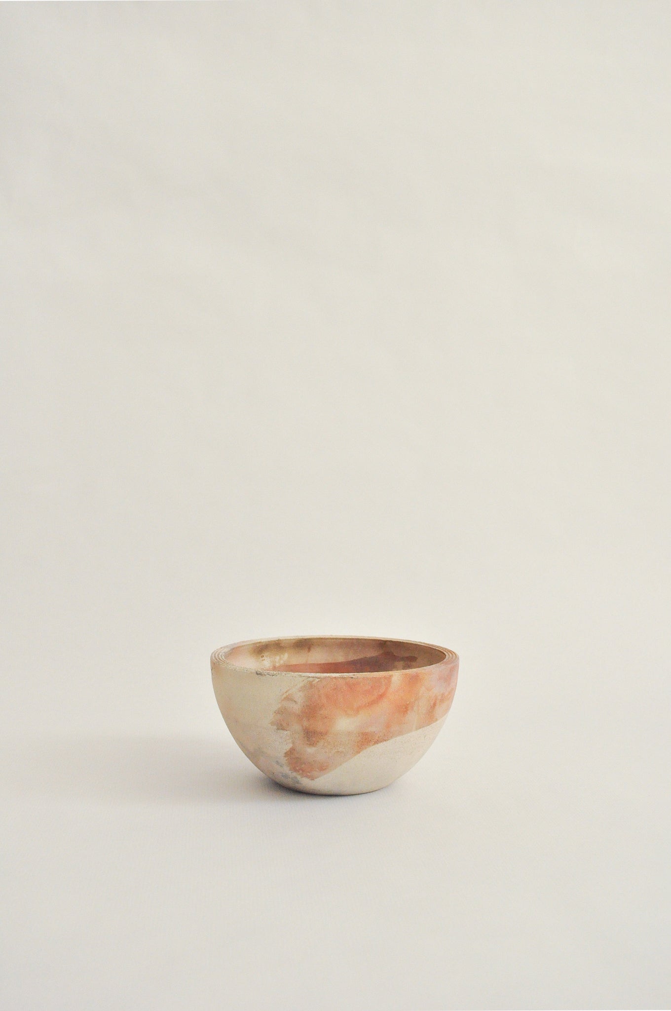 wheel-thrown, pit fired bowl