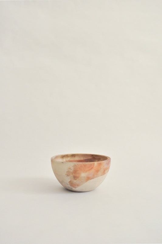 wheel-thrown, pit fired bowl
